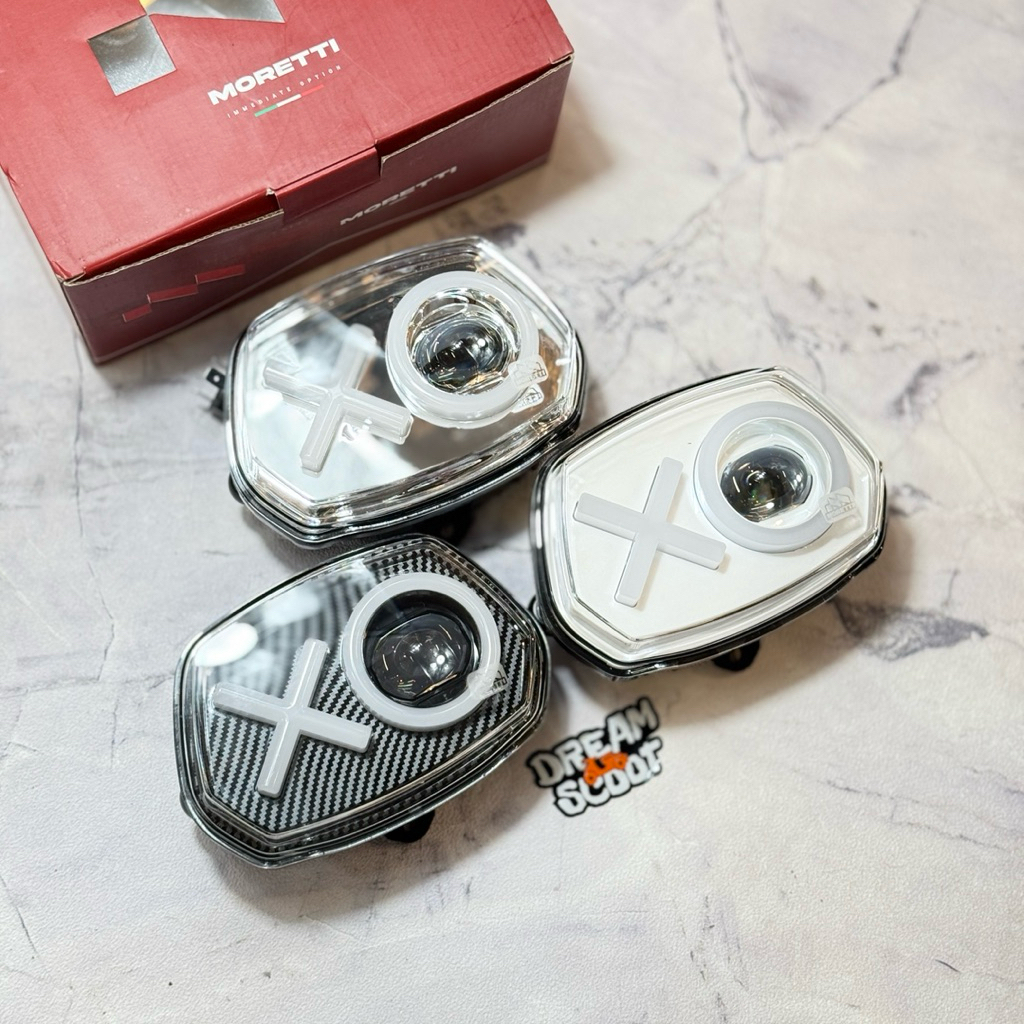Daymaker Moretti Model XO RGB Vespa sprint Vespa Matic Lampu vespa Daymaker sprint lampu sprint Head