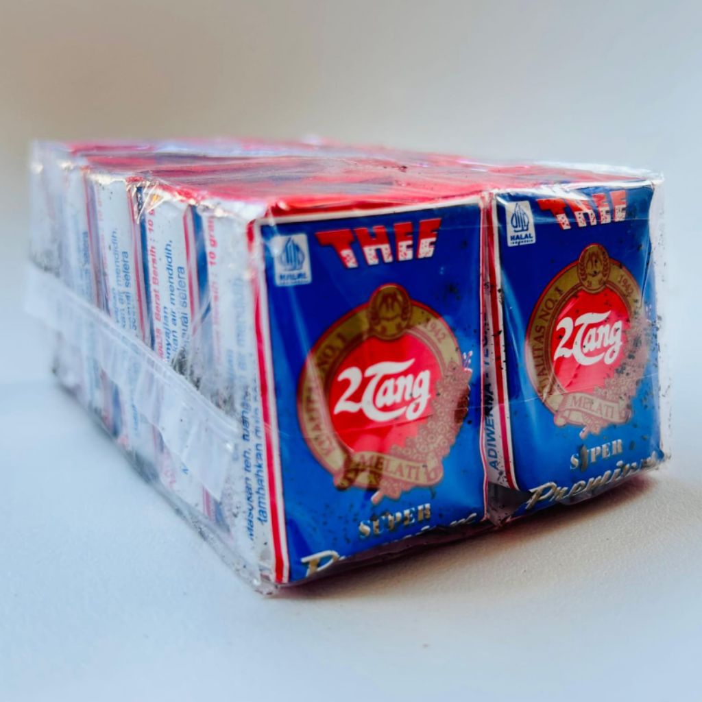 Teh 2 Tang Biru Super Premium 1 Pak isi 10 Pcs