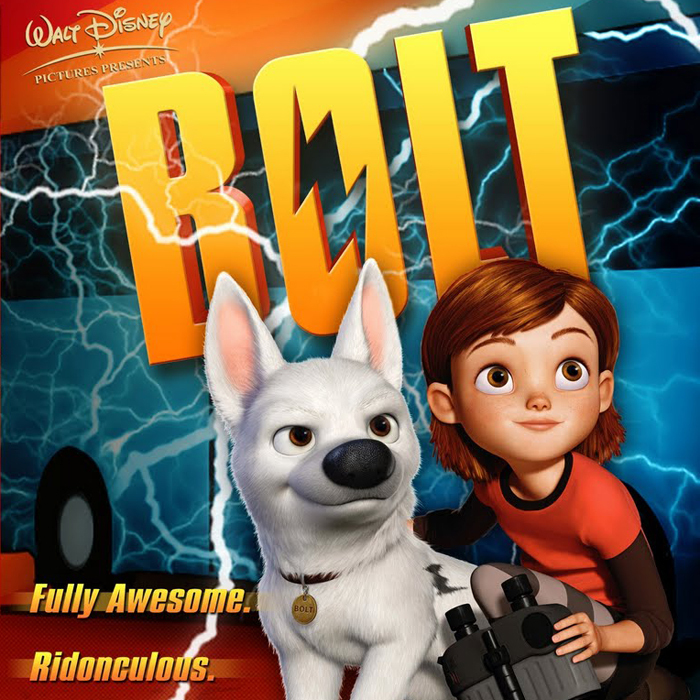 kaset DVD film animasi barat anak disney Bolt (2008)