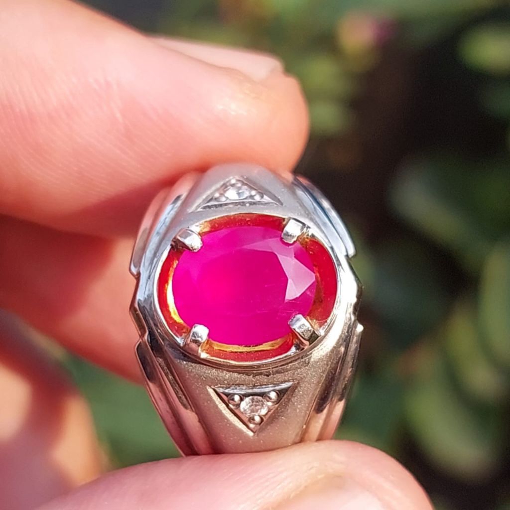 Natural Ruby Pinkish Red