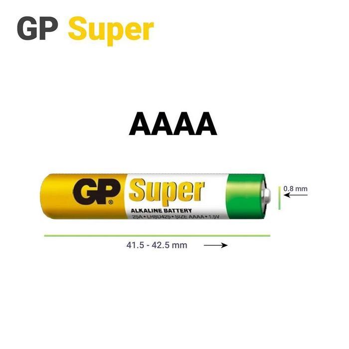GP Baterai AAAA A4 1.5V Alkaline Battery untuk Stylus Pen Tablet