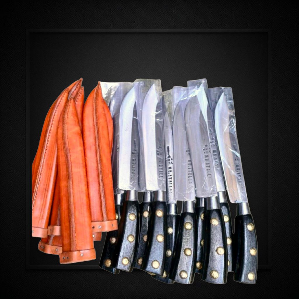 Pisau Cap GARPU + Sarung KULIT PREMIUM