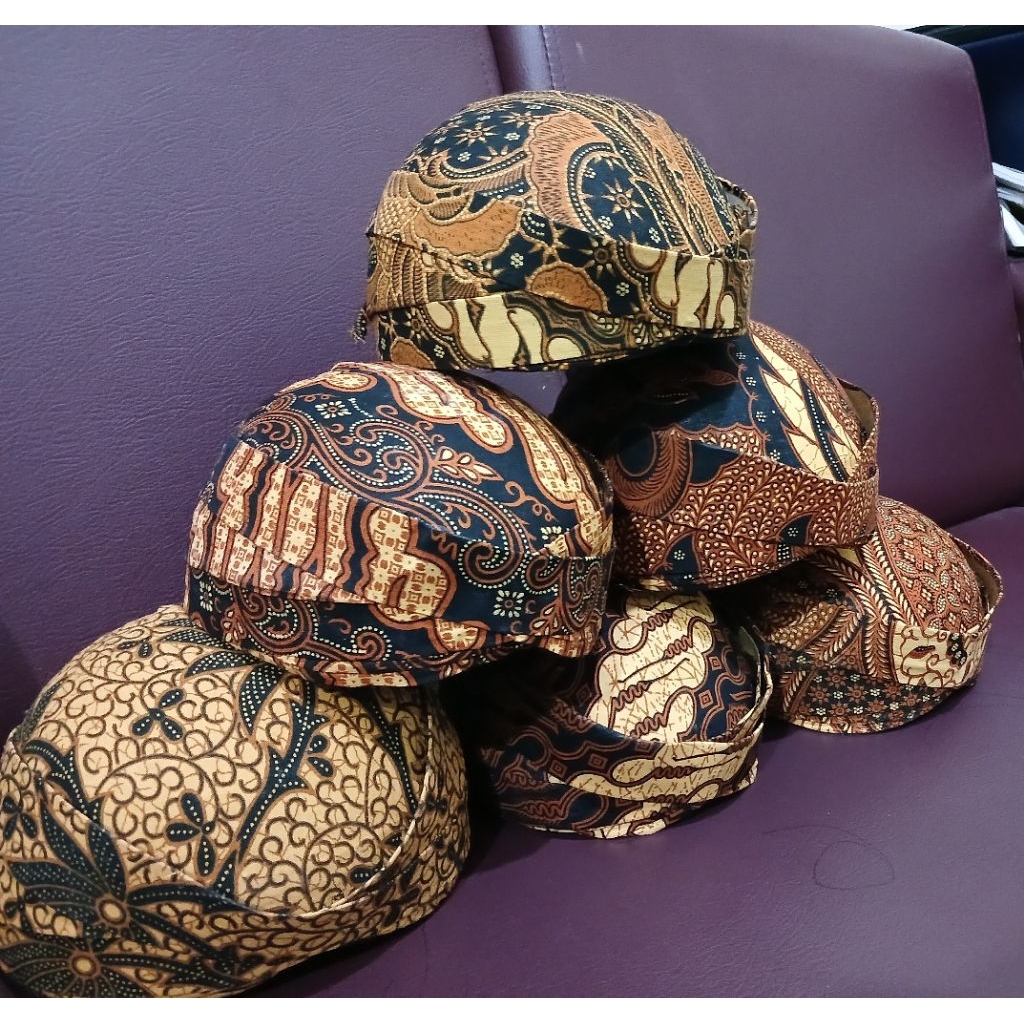 Blangkon Model Solo Batik,Topi Jawa,Blangkon Batik