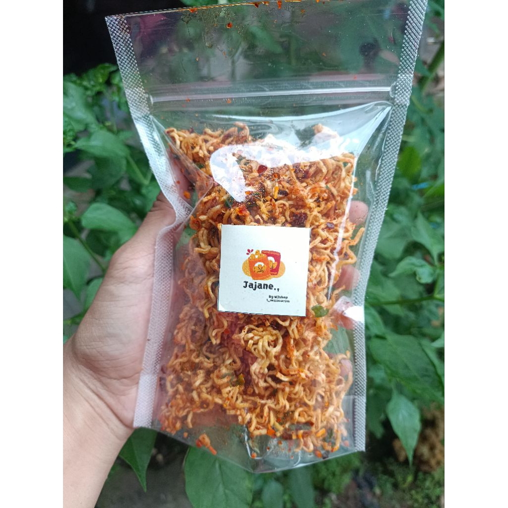 mie kering jadul mie kriuk pedas daun jeruk