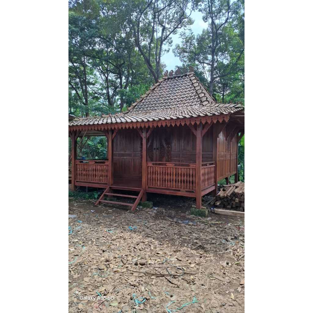 Rumah Kayu Jati Asli Minimalis Custom Full Kayu Mebel Jati Jepara