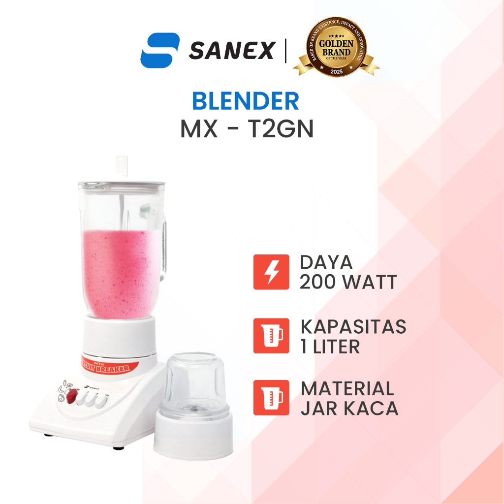 SANEX Blender Kaca Multifungsi 1 L MX-T2GN