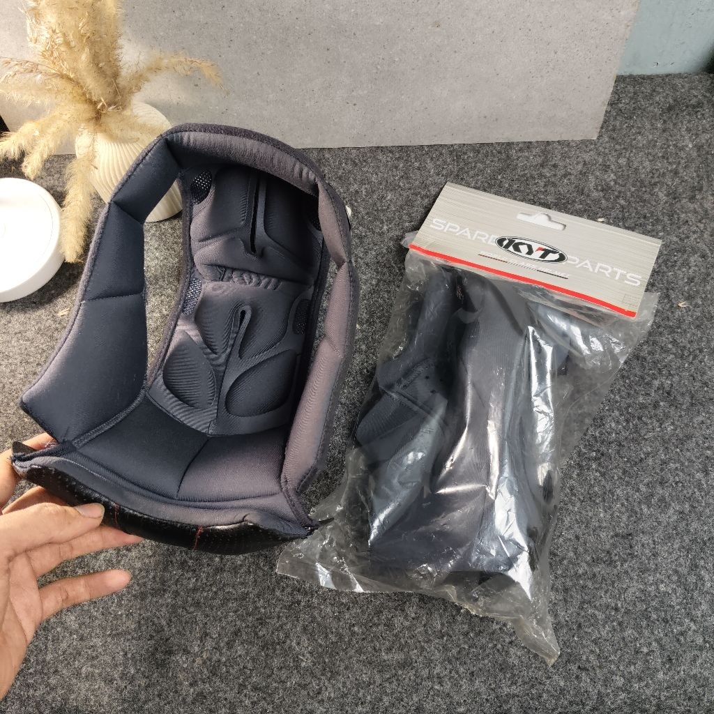 CHEEKPAD BUSA PIPI KYT NX RACE NZ RACE NFR (BARU) original + CROWNPAD (COPOTAN) original