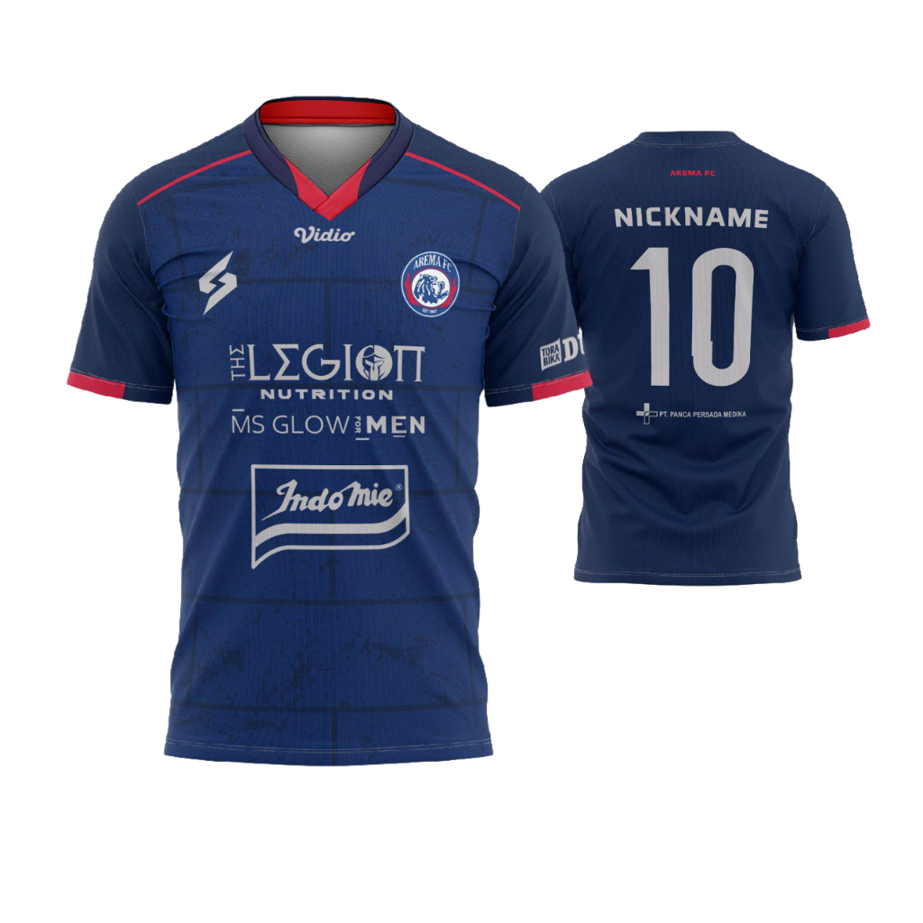 Jersey Arema Malang FC 2021 - Home Dryfit Adem XS-6XL