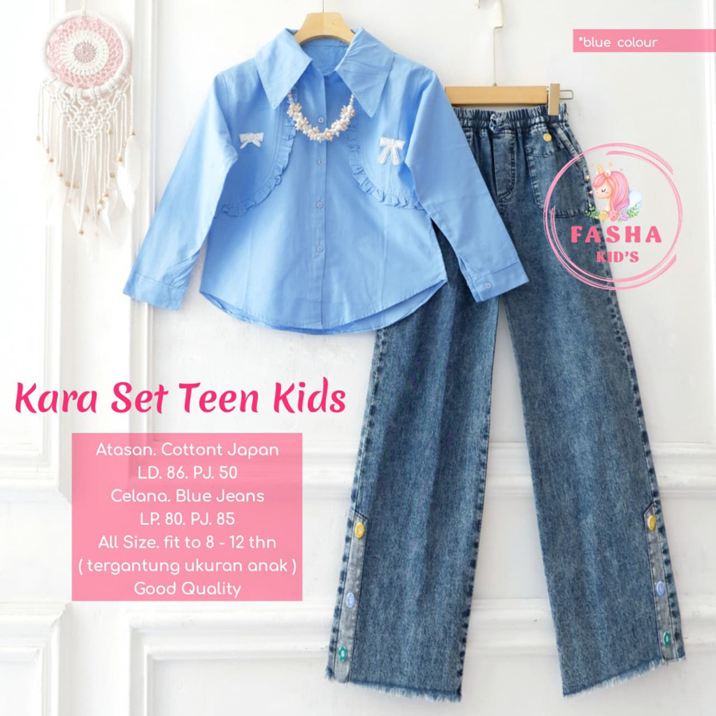 (( New )) Kara Cicilia Shasa Maurin Pitata Avita  Nastya Sherli Neera Set Teen Kids Oneset Anak Rema