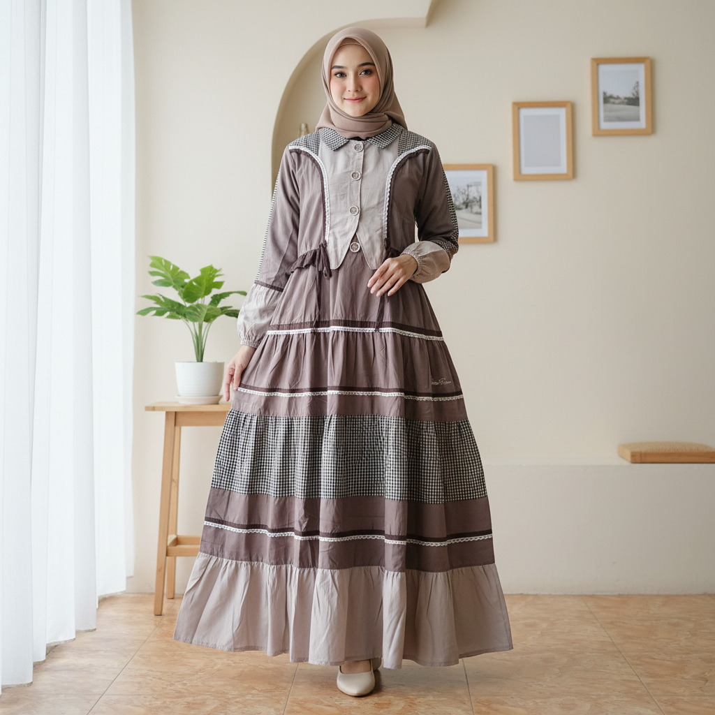 [ORI] GAMIS SHABRINA Branded kekinian 100% ORIGINAL dan HIGH QUALITY
