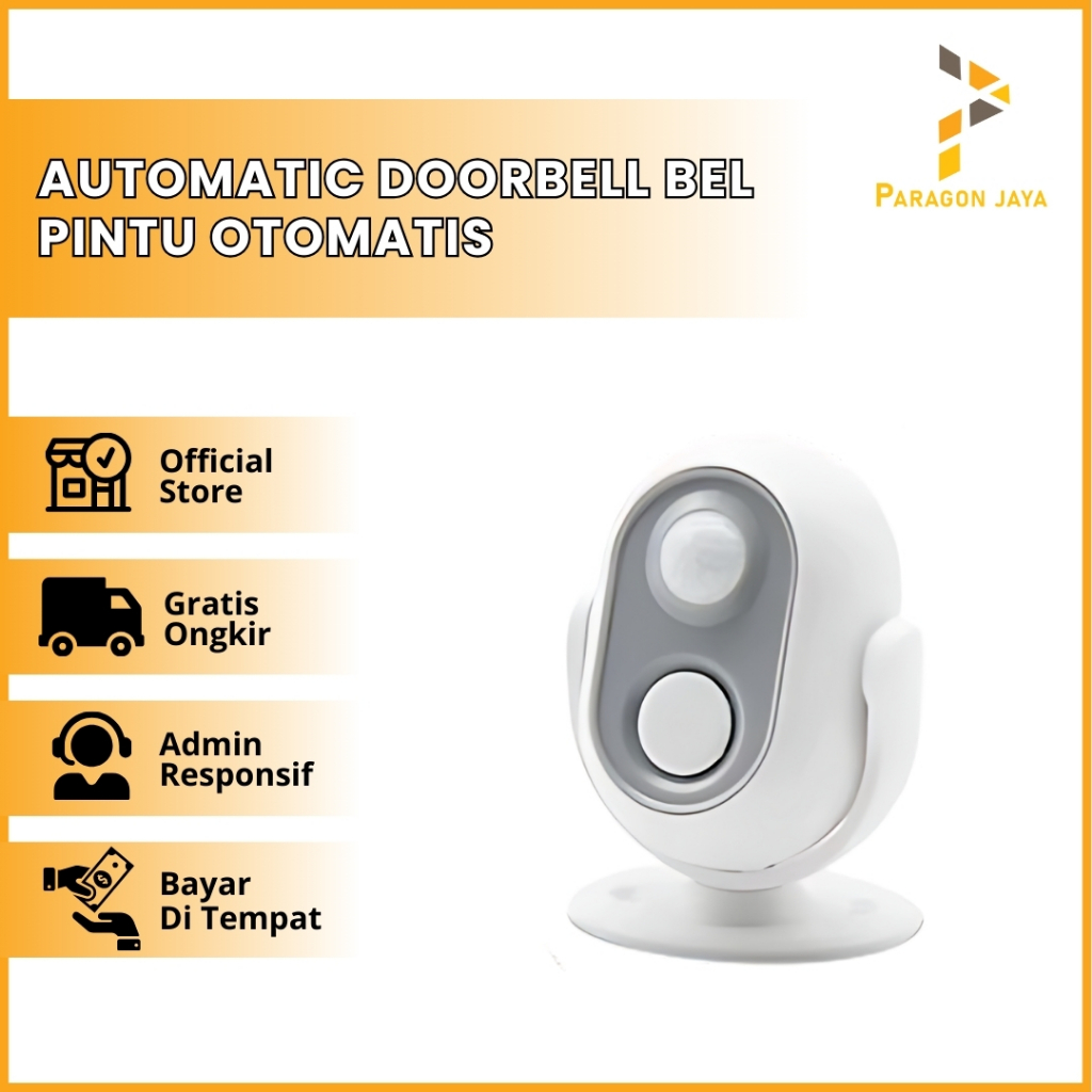 Automatic Doorbell Bel Alarm Bel Pintu Otomatis Sensor Sensor Gerak Inframerah Rumah Alarm Sensor Se