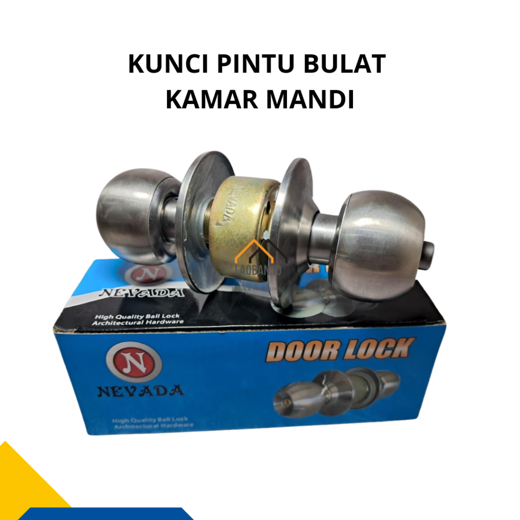 Kunci Pintu Bulat Kamar Mandi Door Lock Bulat Kamar Mandi