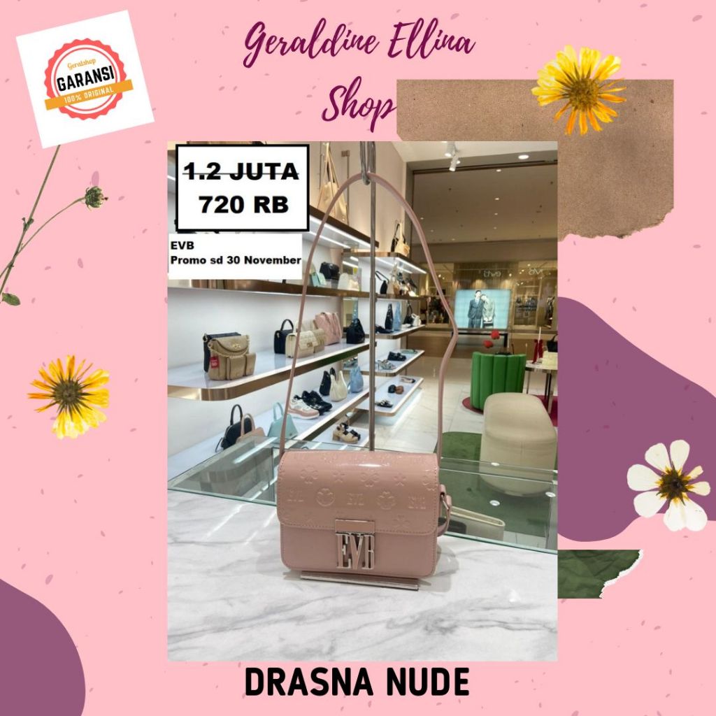 Tas Evb wanita sale sling bag 100% original store seri DRASNA