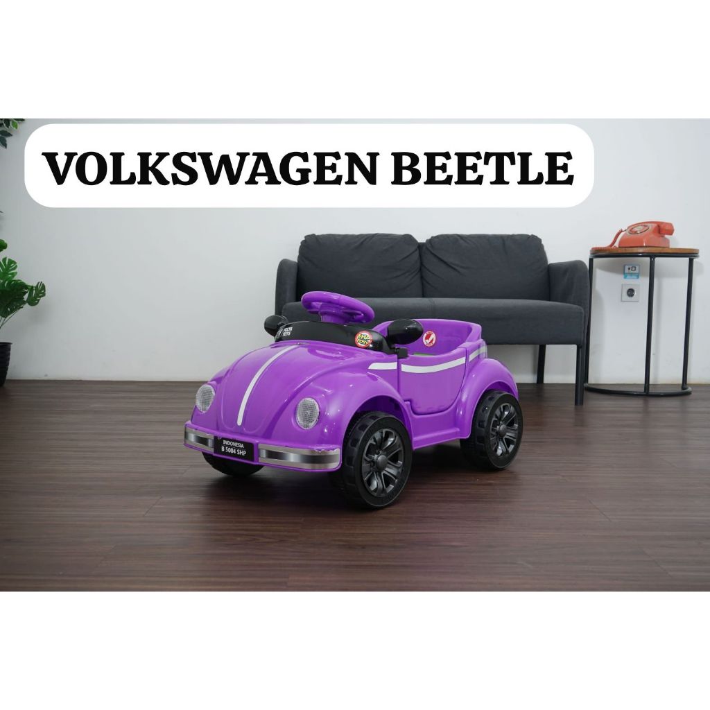 BATAM Mobil Aki Anak Volta VOLKSWAGEN BEETLE Mainan Mobil Anak