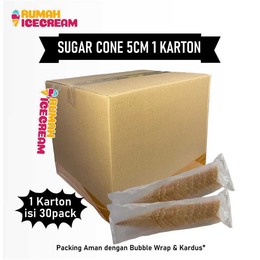 Sugar Cone Ice Cream Aice 5cm 1 Karton