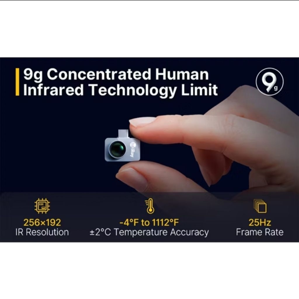 Infiray P2 Pro with macro lens radiometric pocket thermal camera