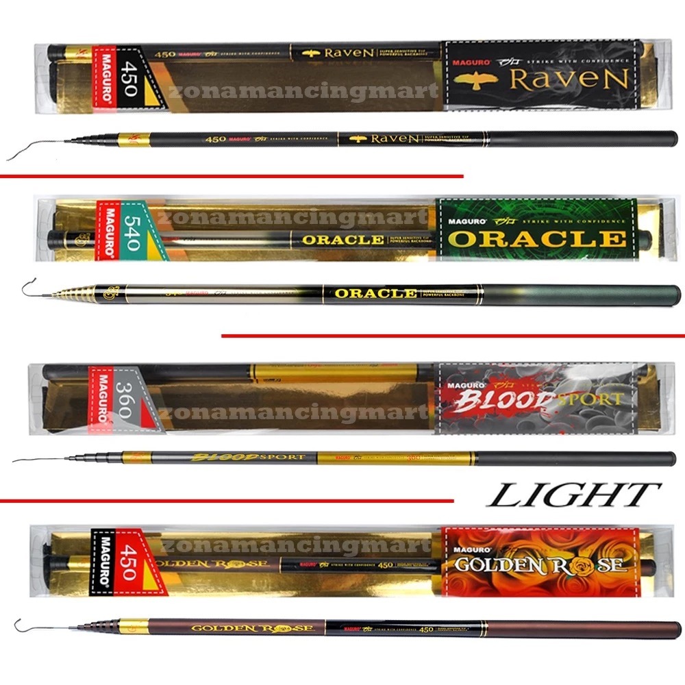 Joran TEGEK MAGURO ORACLE | RAVEN | BLOOD SPORT | GOLDEN ROSE - Tegek Non Zoom | Ruas Panjang | Muja