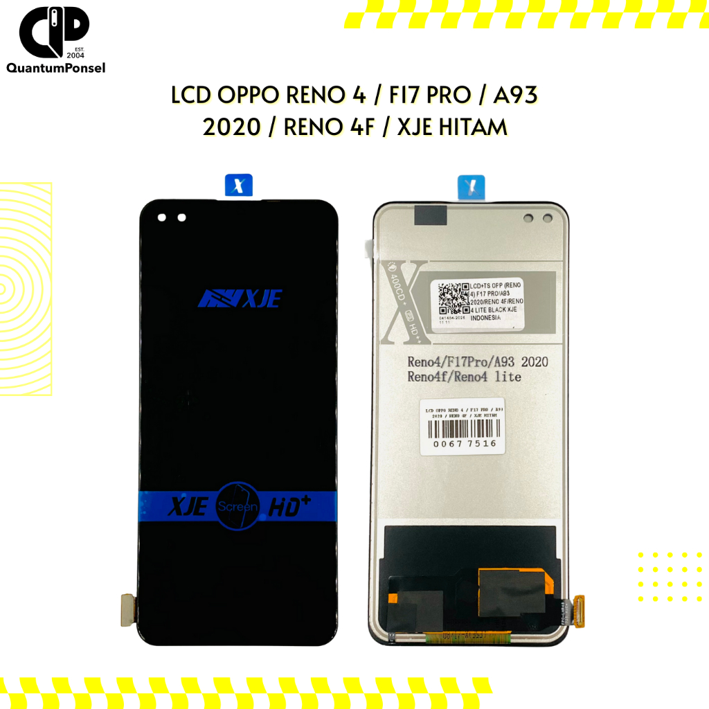 LCD OPPO RENO 4 / RENO 4X / RENO 4 LITE / RENO 4F HITAM