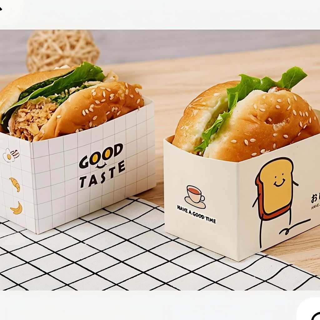 Custom Cetak Box Toast Tray