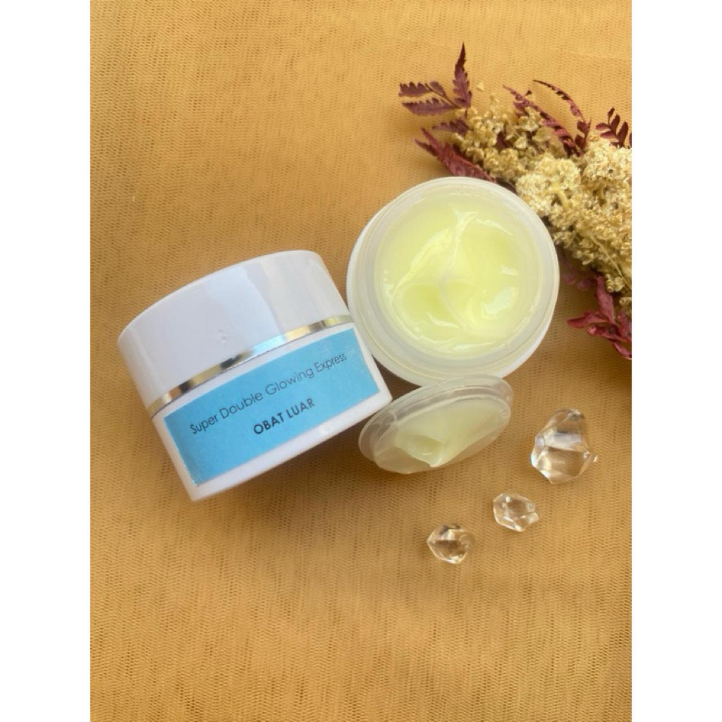 Cream super double glowing express - krim malam