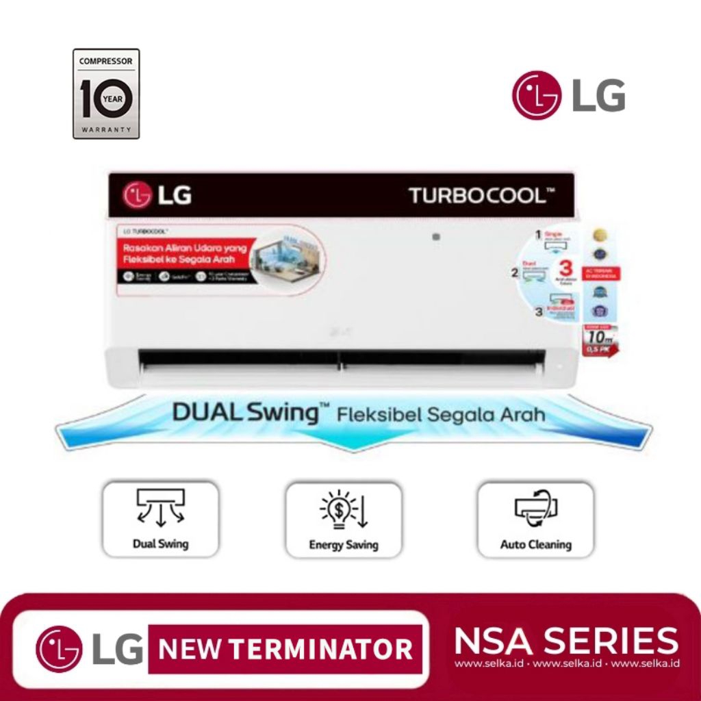 AC LG STANDAR 1/2 PK K05TNSA NEW HERCULES UNIT ONLY