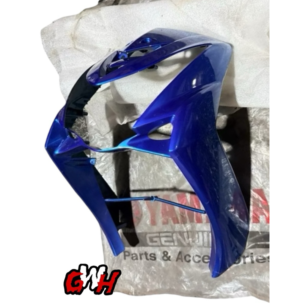 tameng panel dasi dada depan mio soul lama karbu biru blue mc original yamaha
