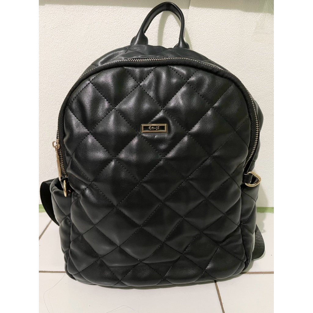 Tas Ransel En-ji hitam