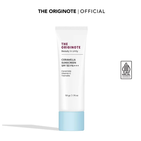 The Originote Ceramella Sunscreen SPF50 PA+++ Serum Sunscreen untuk Skin Barrier Protect