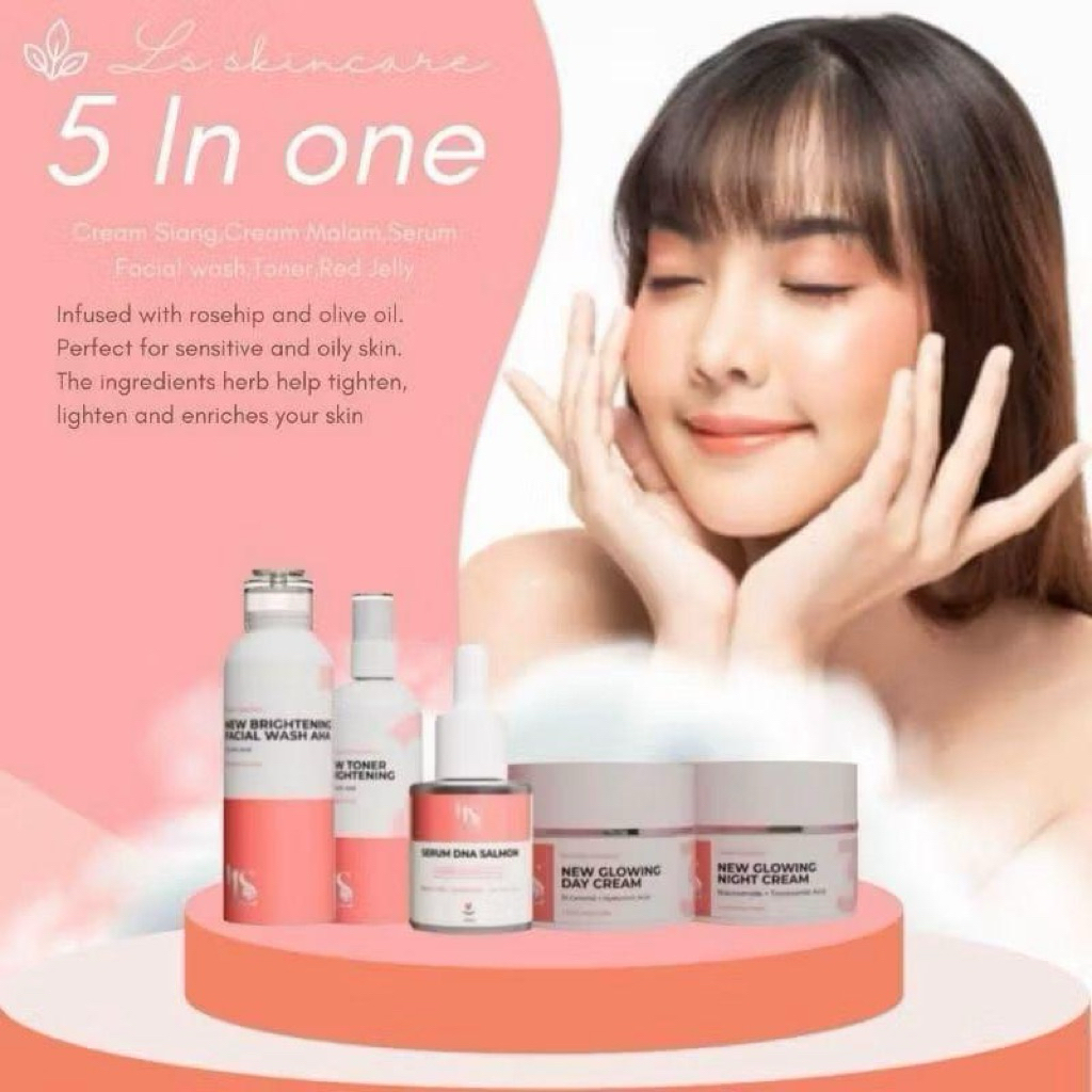 NEW LS SKINCARE BOOSTER PAKET 5 BRIGHTENING BOOSTER ELSTM BPOM