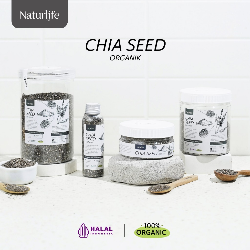 CHIA SEEDS UNTUK DIET ORGANIC 1KG 500 GRAM 70 GRAM ORGANIK ORGANIC FRESHLY 250 GRAM PREMIUM NON GMO 