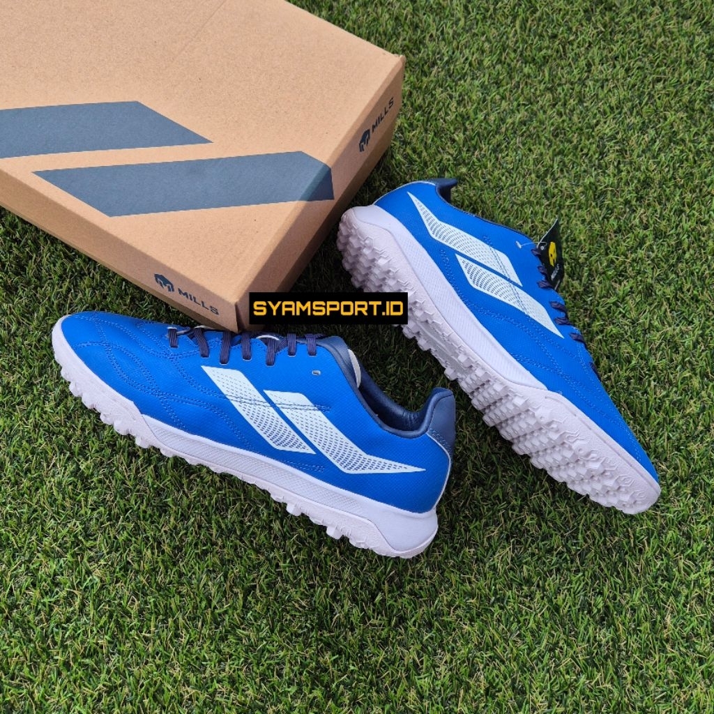 Sepatu Mini Soccer Original Mills Enzo TF Cobalt Blue/White | Sepatu Mini Soccer Original