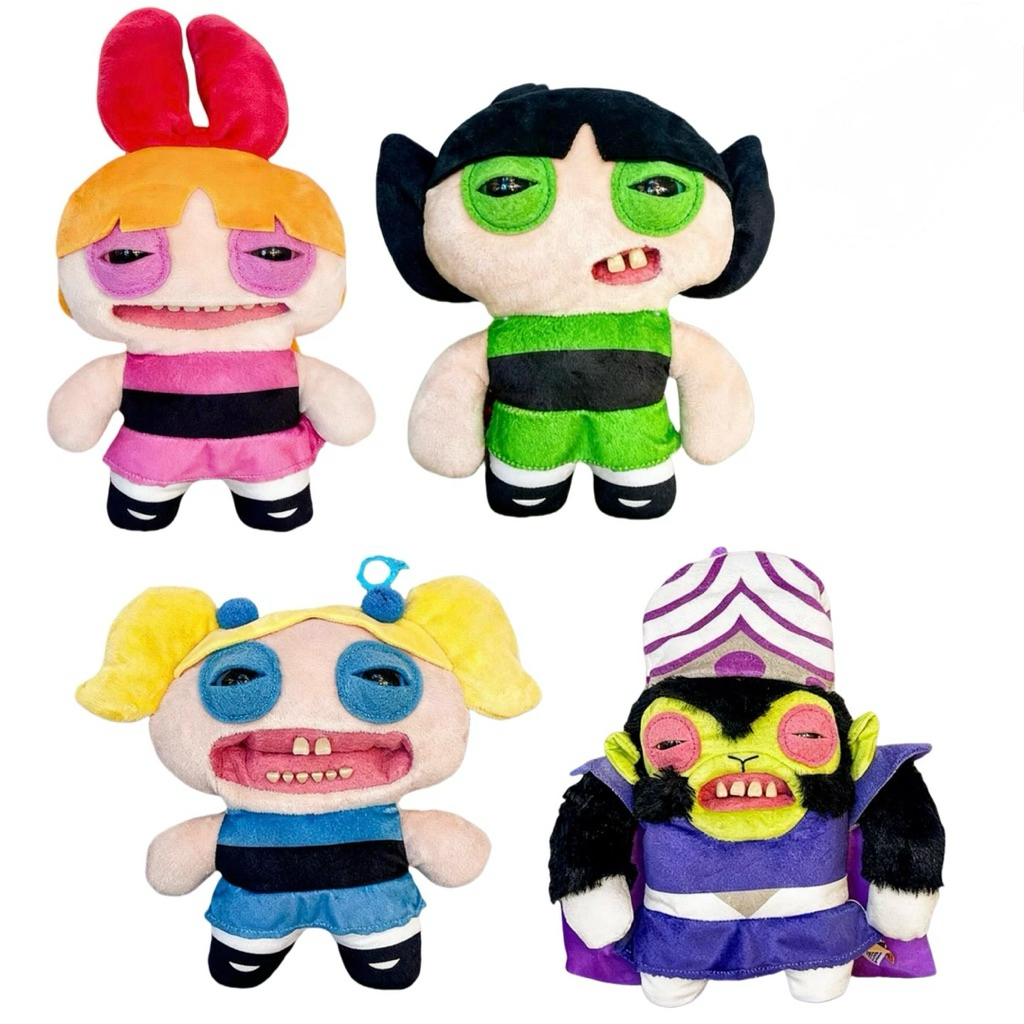Zuru Fuggler The Powerpuff Girls Original Funny Ugly Monster Koleksi Boneka Fugler Ori Blossom Mojo