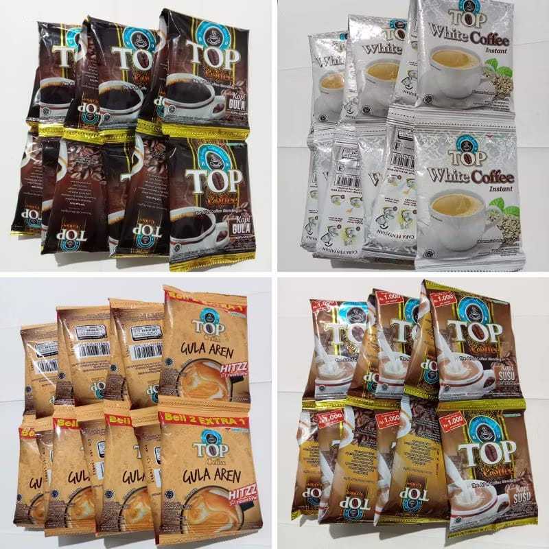 Top Coffe Gula Aren  1 Renceng 15 Sachet / Kopi Gula Aren