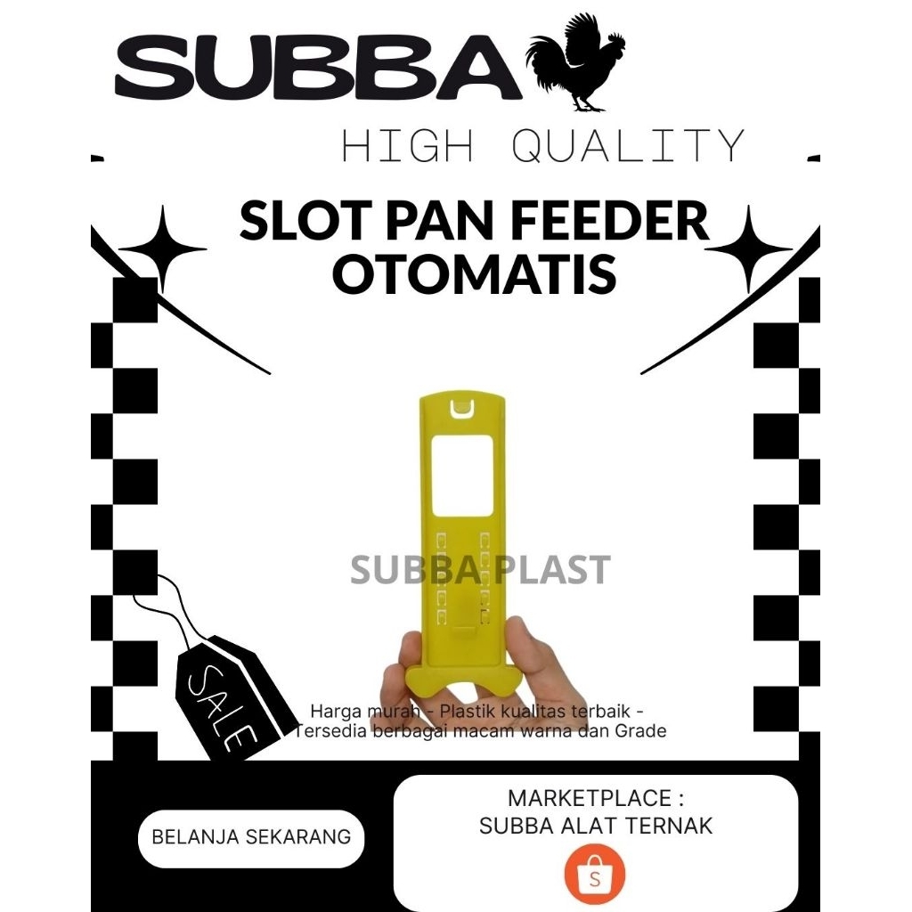 SLOT PAN FEEDER OTOMATIS / PART PAKAN AYAM