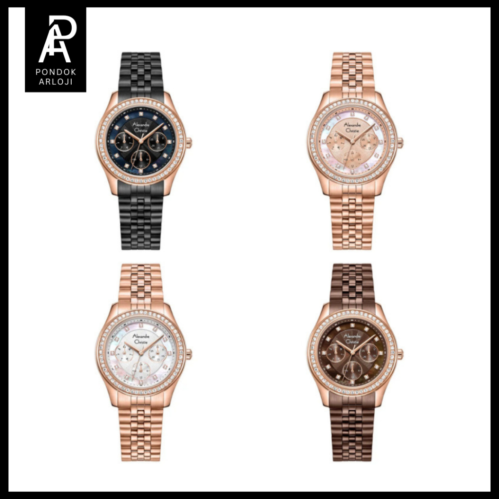 ORIGINAL Jam Tangan Wanita Alexandre Christie AC 2496 / ac2496 / 2496 Original Garansi Resmi 1 Tahun