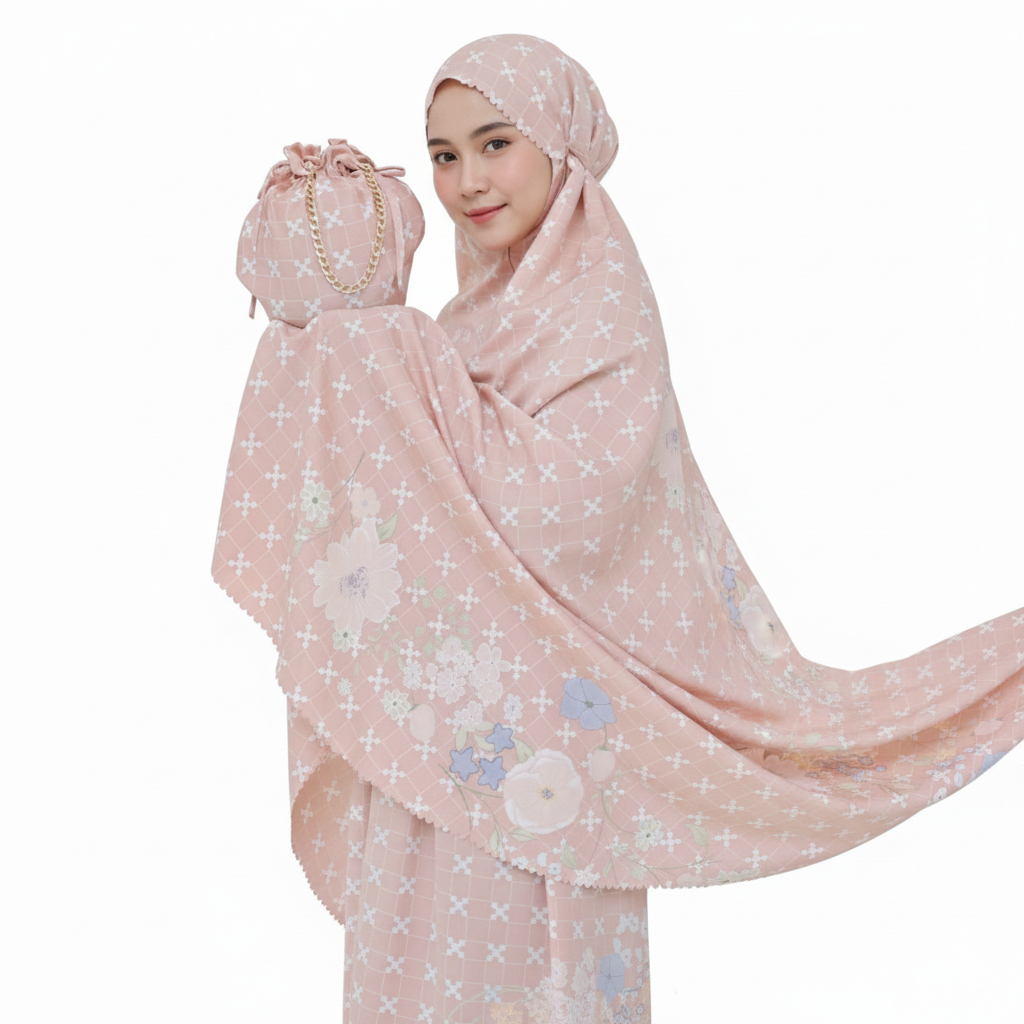 Rayna Prayer Set Mukena Dewasa Motif Premium - Arsy X Myvani