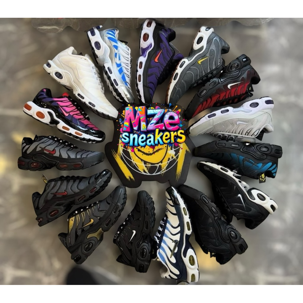 sepatu sneakers air max tn black blue terlaris