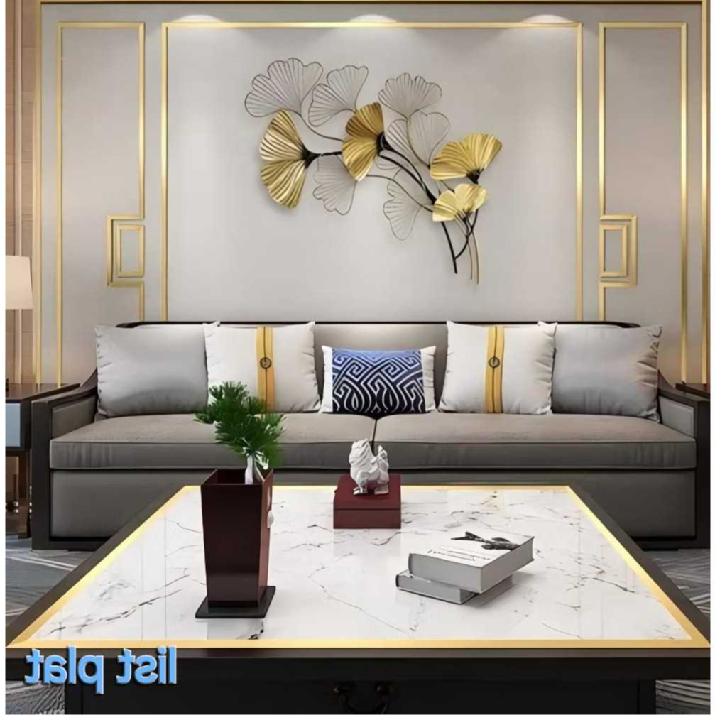 List Plat Strip Sticker Stiker Stainless Steel Mirror Gold Mirror