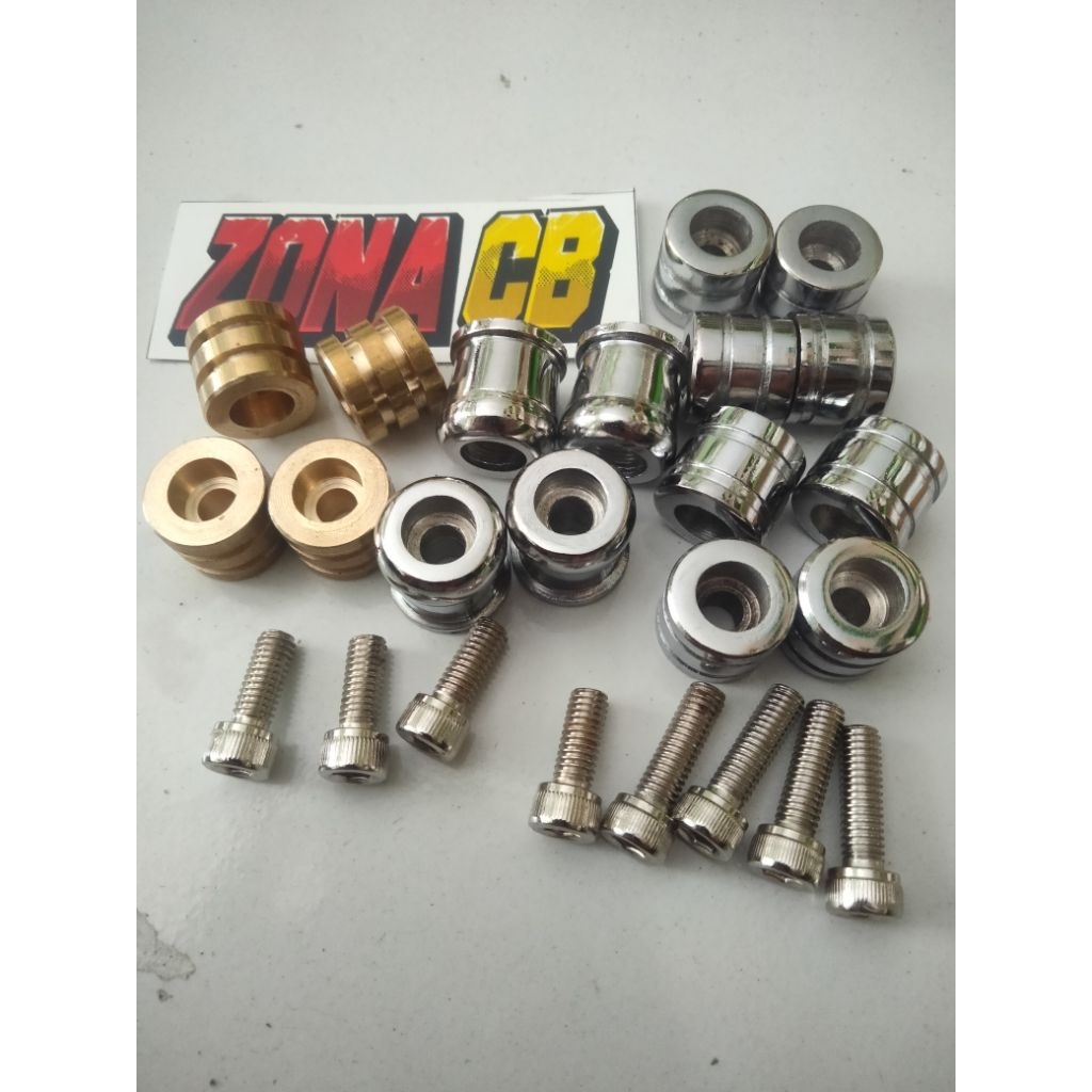 ring begel cb krom / tutup ring baut begel panjang cb model stainless / manisan begel cb krom stainl