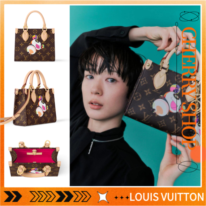 Louis Vuitton LV x TM Onthego BB Tas Botol Wanita LV Louis Vuitton LV x TM ONTHEGO BB Handbag