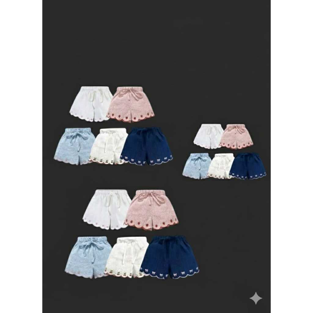 Promo 5 pcs Hotpans Premium Celana Pendek Anak Perempuan Hotpans Import anak Perempuan