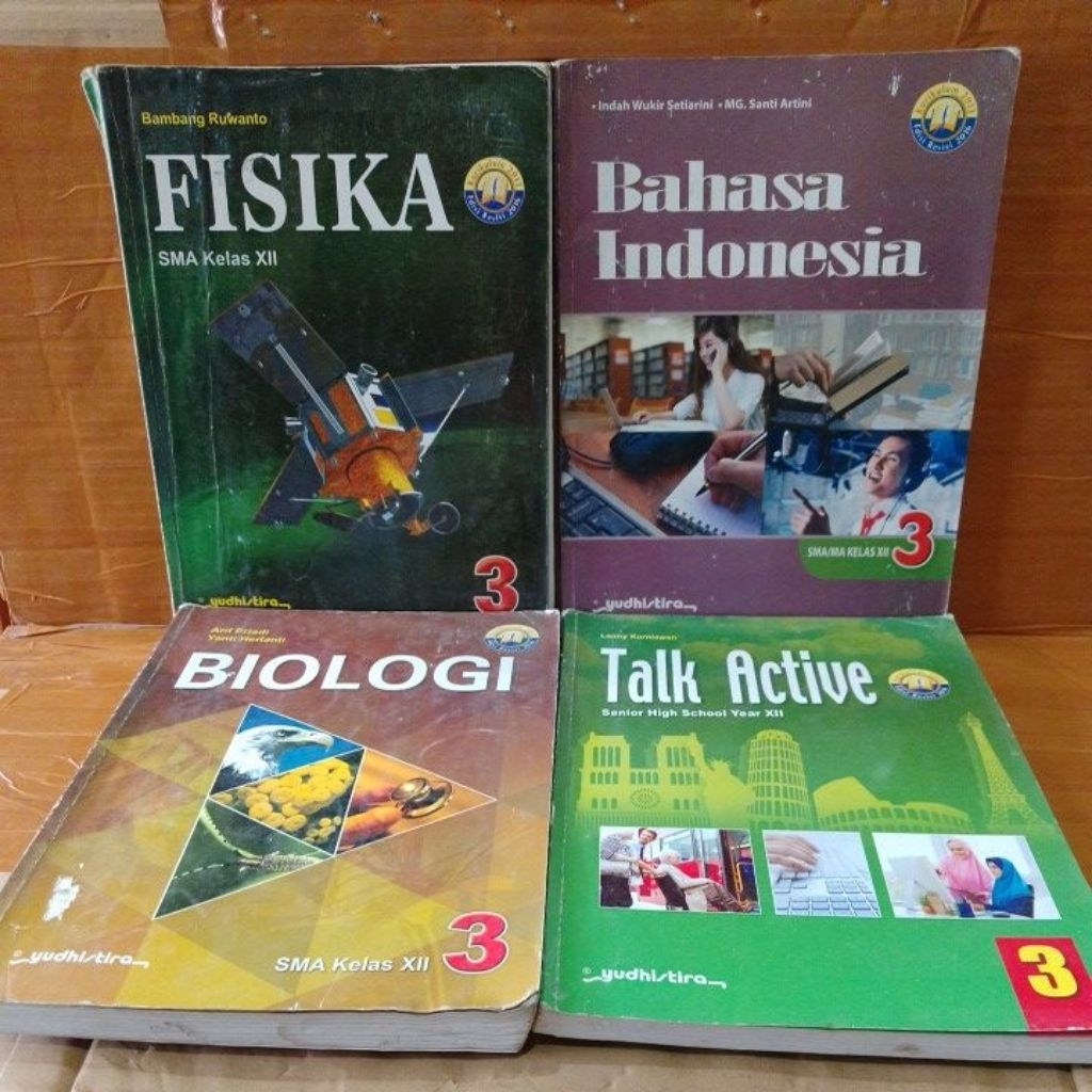 Paket Buku Yudhistira Kurikulum 2013 Untuk SMA kelas 12 Bekas Original