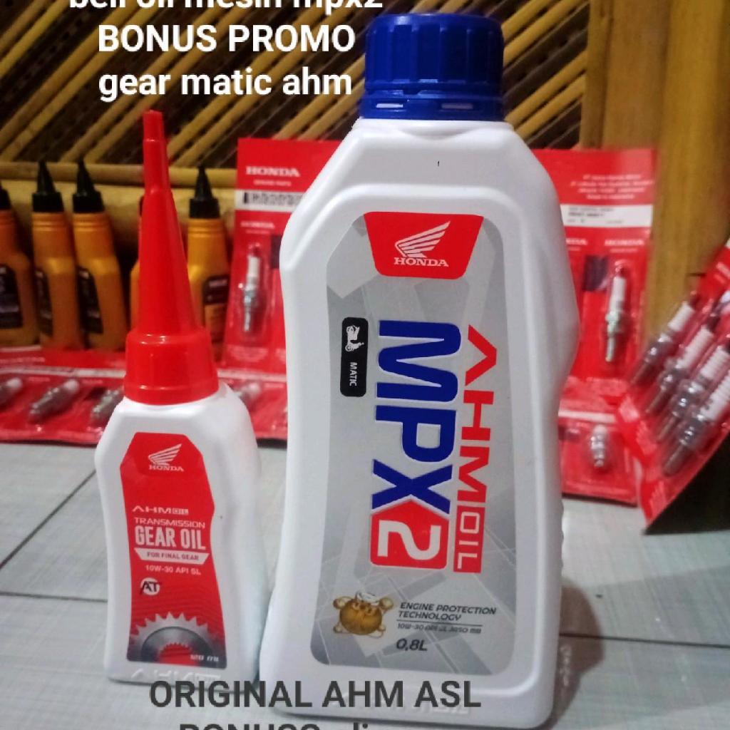 oli mesin mpx2 800ml original ahm asli beat vario vario 125 untuk semua motor matic honda