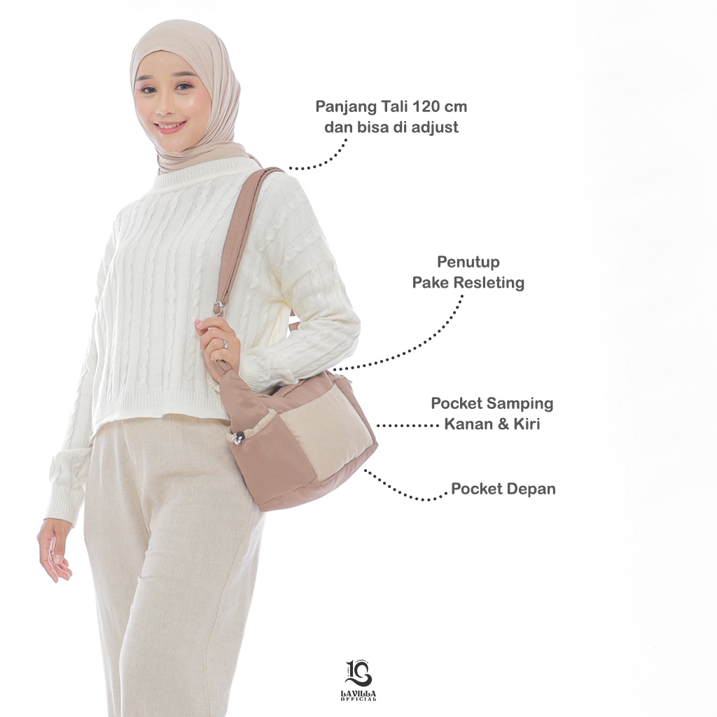 Tas Selempang Bahu Parasut / Tas Selempang Wanita / Shoulder Bag / Sling Bag Parasut