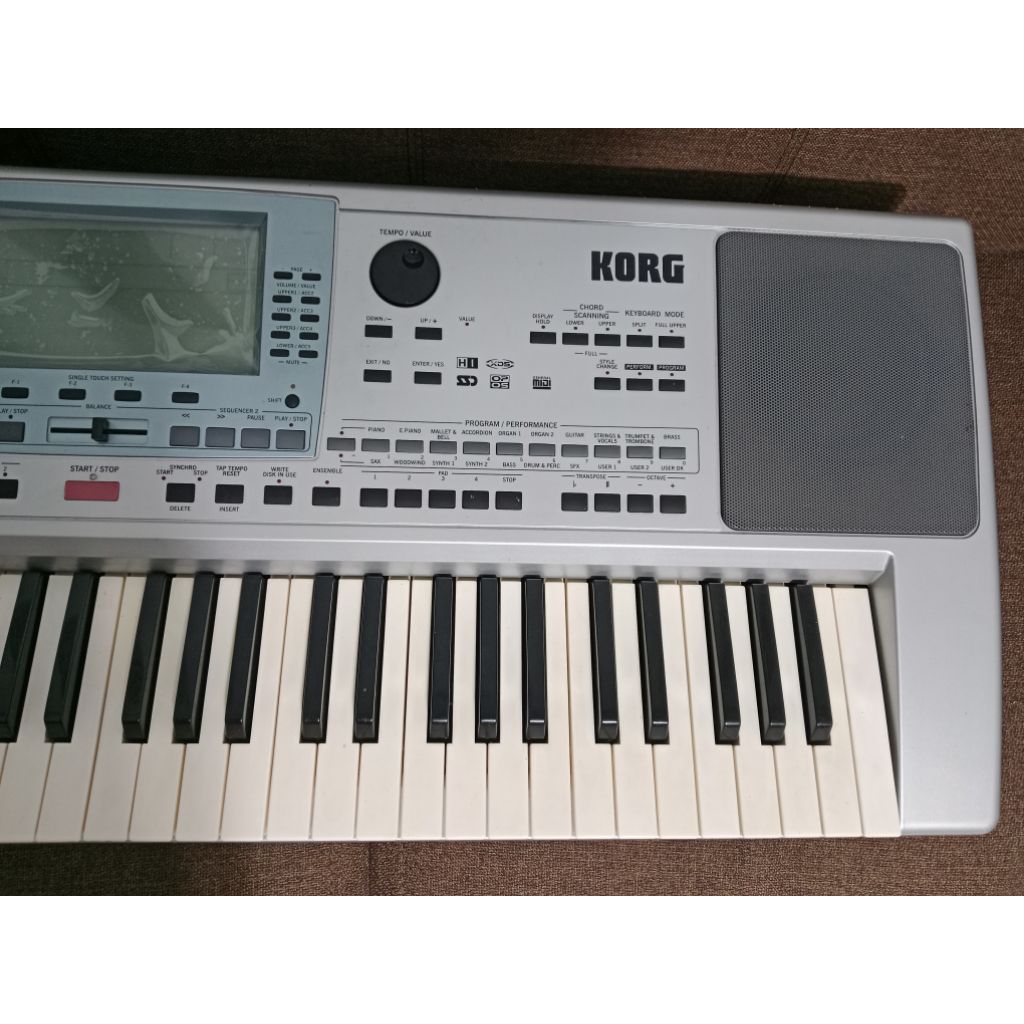 Keyboard KORG PA 50 SD Kondisi 100% Normal, Mainboard baru, SD Board Baru, PCB Power Baru, Layar Bar