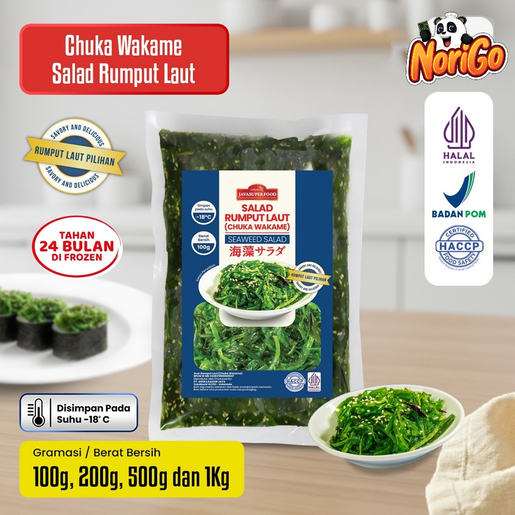 (HALAL) CHUKA WAKAME / SALAD RUMPUT LAUT / SEAWEED SALAD