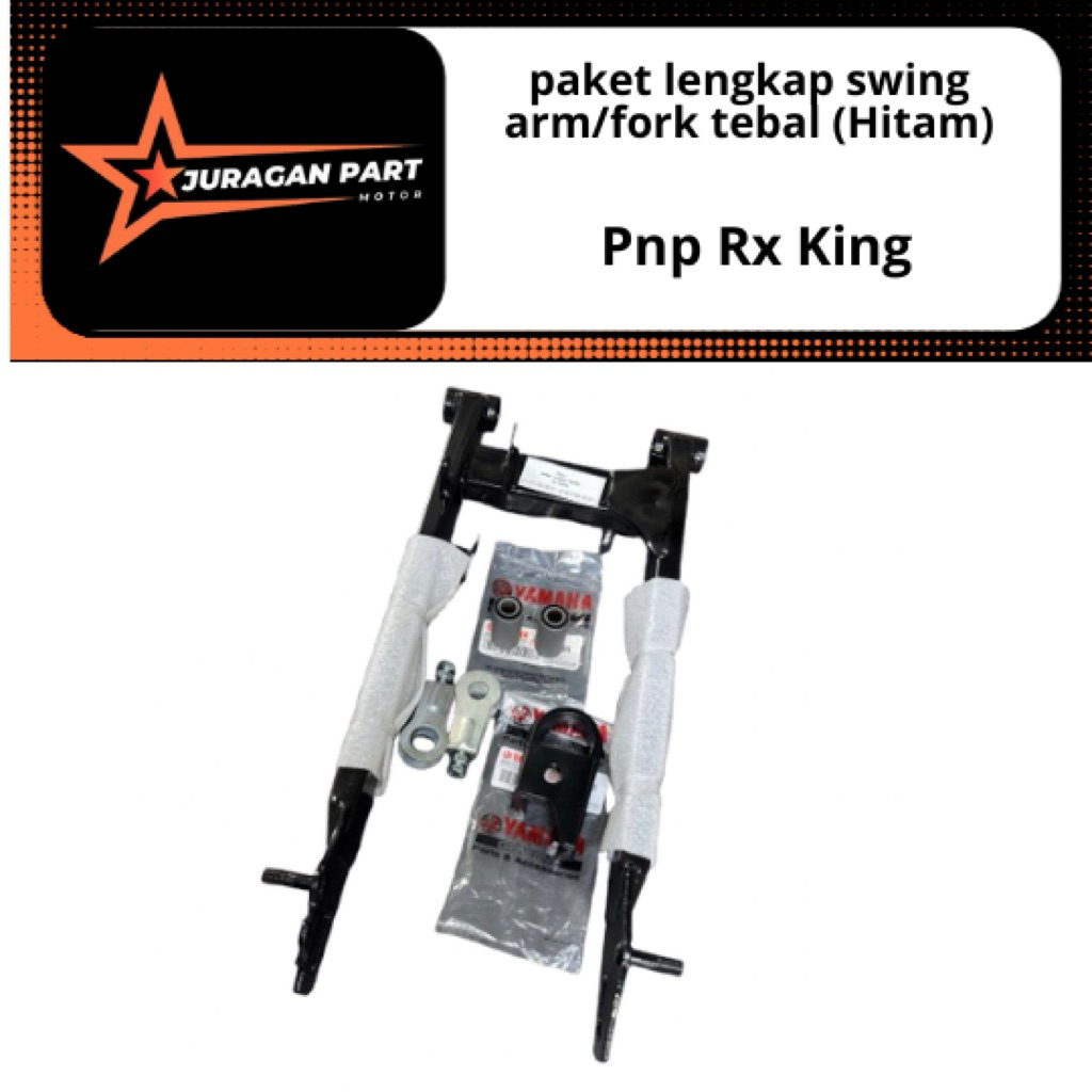 Swing Arm Rx King Hitam Tebal Full Set