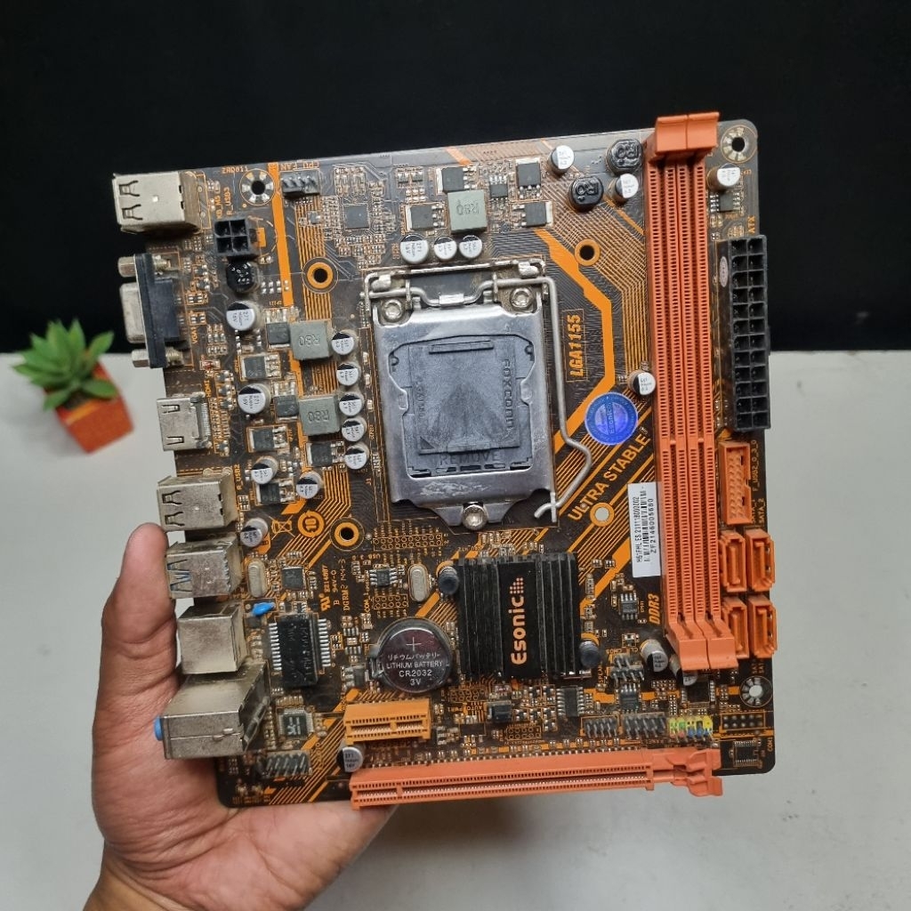 [BEKAS] Motherboard H61 Esonic LGA1155 Intel Gen 2 Gen 3