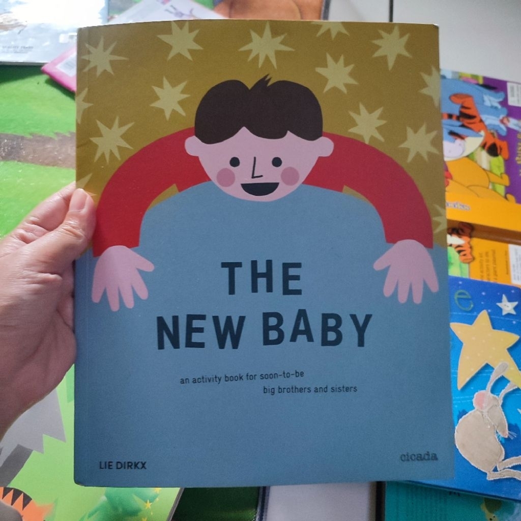 buku the new baby activity book for soon to be big brother and sister