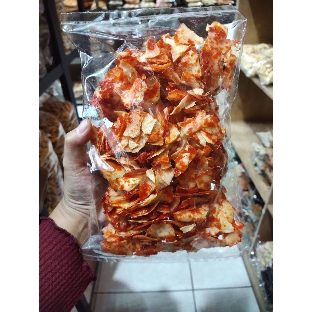 kripik kriwil kripik singkong balado